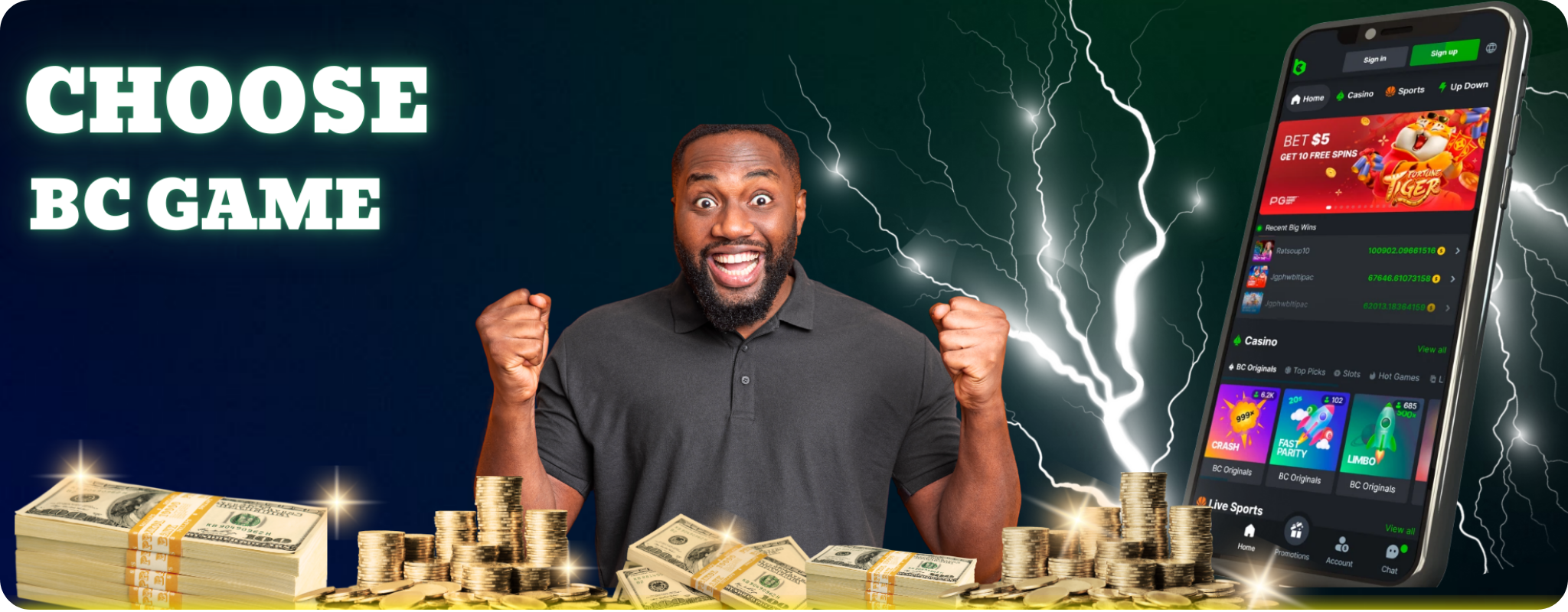 पाकिस्तानी खिलाड़ियों के लिए BC Game ऐप क्यों चुनें?